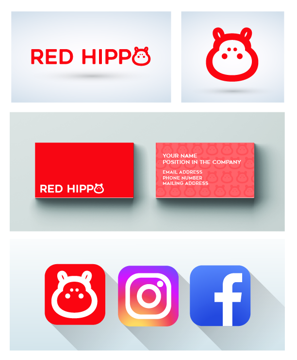 Logo Design by molfino21 for Red Hippo | Design #15502708