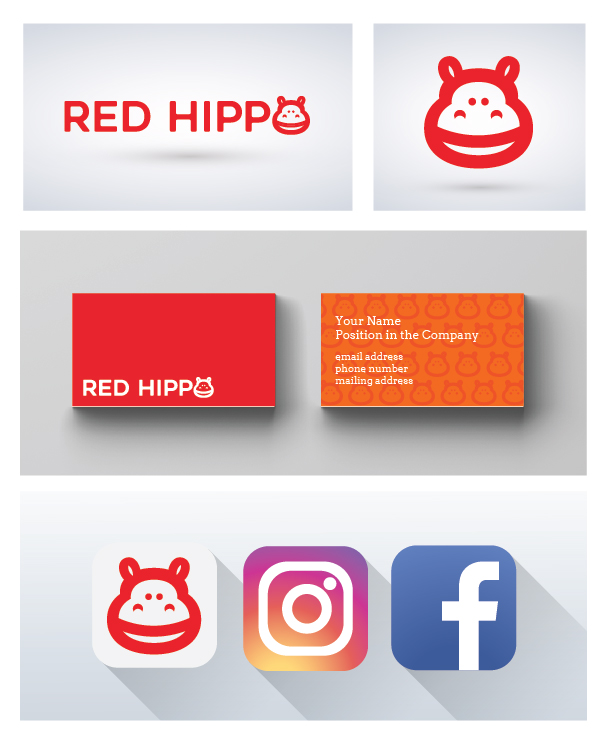Logo Design by molfino21 for Red Hippo | Design #15504818