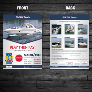 Flyer Design by debdesign for OneWater Marine Group | Design: #15929295