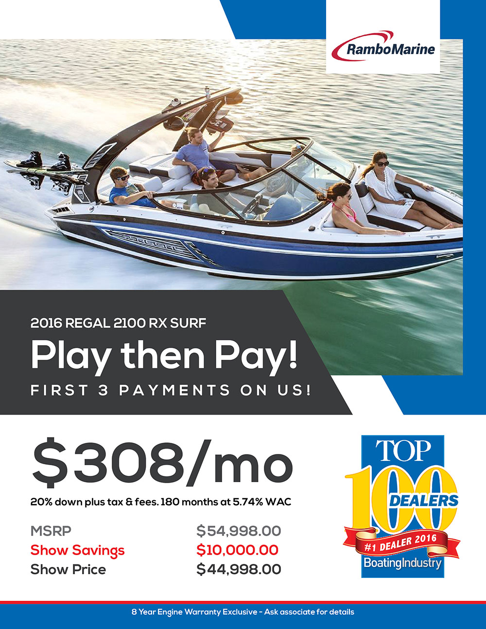 Flyer Design by Deziners Zone for OneWater Marine Group | Design #15931021