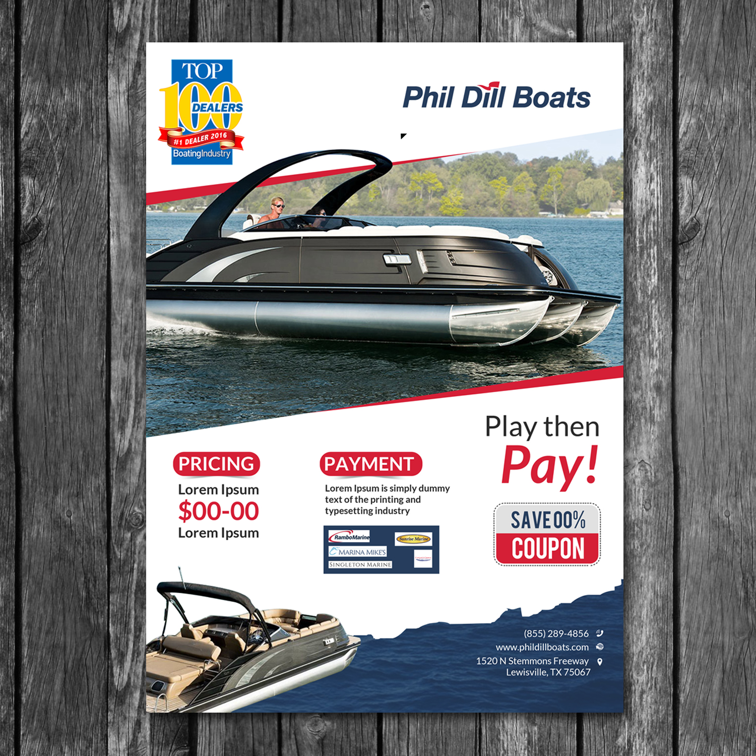 Flyer Design by creative.bugs for OneWater Marine Group | Design #15930117