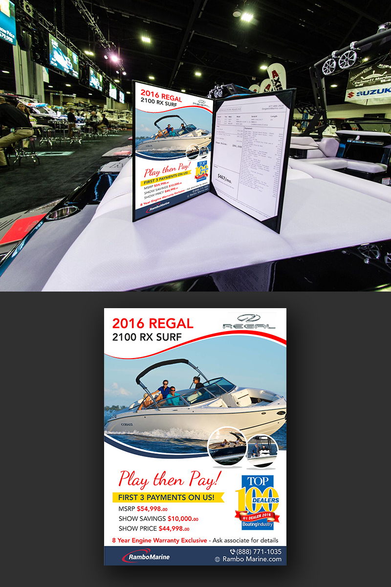 Flyer Design by ecorokerz for OneWater Marine Group | Design #15925401