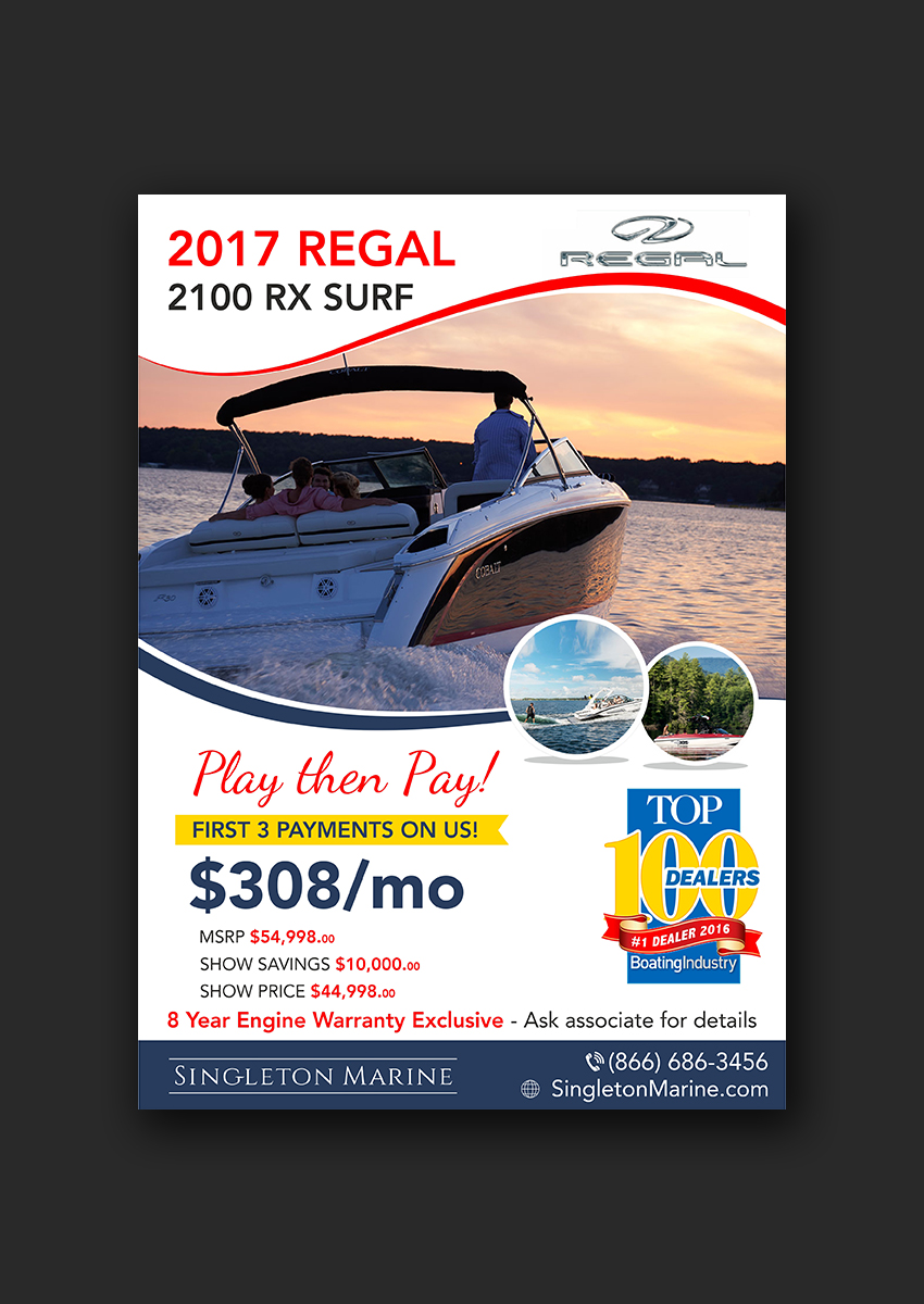 Flyer Design by ecorokerz for OneWater Marine Group | Design #15928125