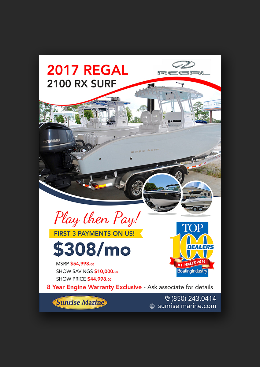 Flyer Design by ecorokerz for OneWater Marine Group | Design #15928128