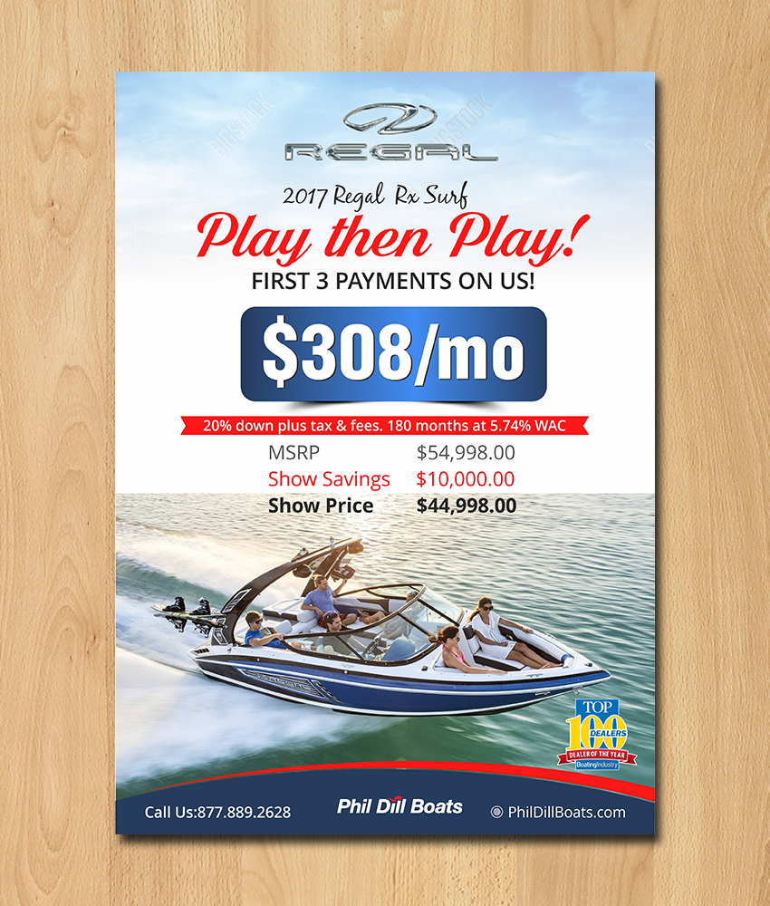 Flyer Design by ecorokerz for OneWater Marine Group | Design #15928756
