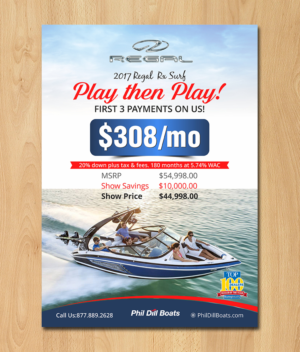 Flyer Design by ecorokerz for OneWater Marine Group | Design: #16004875