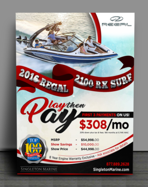 Flyer Design by SD WEBCREATION for OneWater Marine Group | Design #15932498