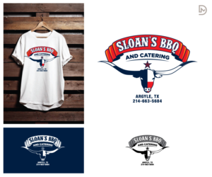 Logo Design by D_Mantra for Sloan's BBQ and Catering Co. | Design: #15487313