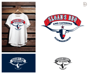 Logo Design by D_Mantra for Sloan's BBQ and Catering Co. | Design: #15487314