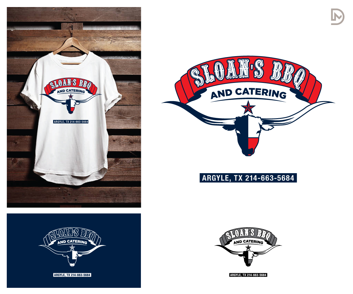 Diseño de Logo por D_Mantra para Sloan's BBQ and Catering Co. | Diseño #15487514