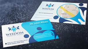 Wisdom Dental Care | Visitenkarten-Design von creationz2011