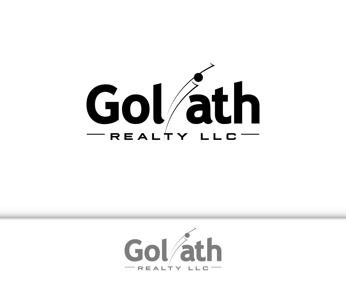 Elegant, Playful, Real Estate Logo Design for Goliath Realty LLC by
