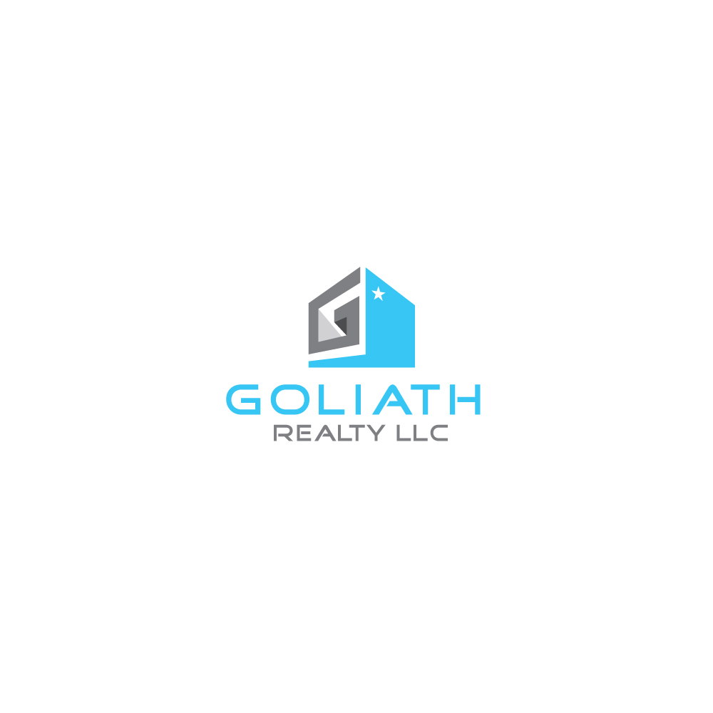 Elegant, Playful, Real Estate Logo Design for Goliath Realty LLC by