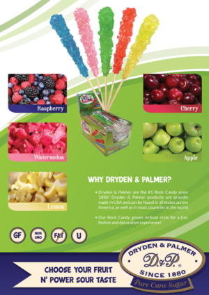 Rock Candy Sour Sell Sheet | Flyer-Design von aniep