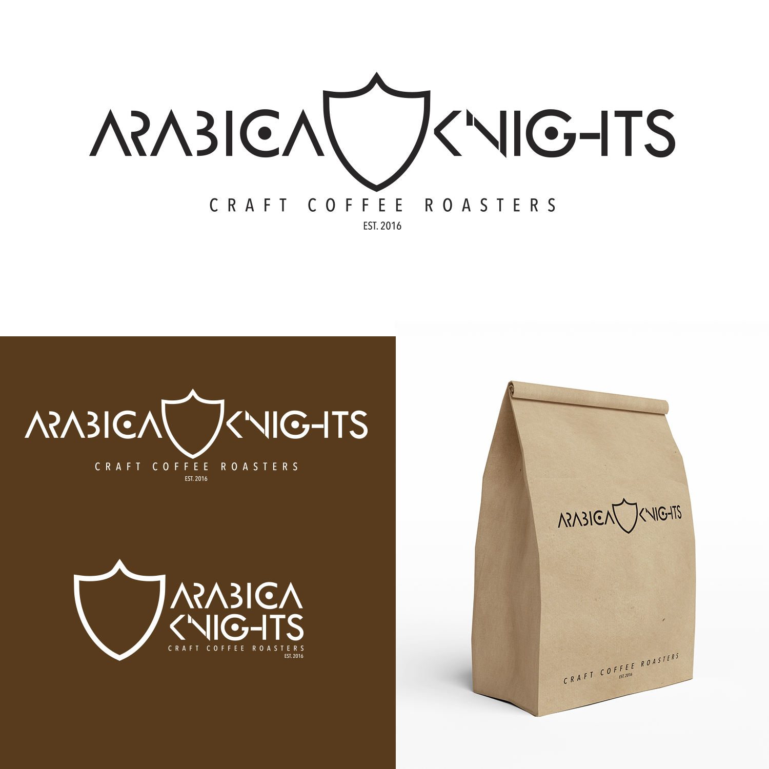 Diseño de Logo por Ales para Arabica Knights | Diseño #15507096