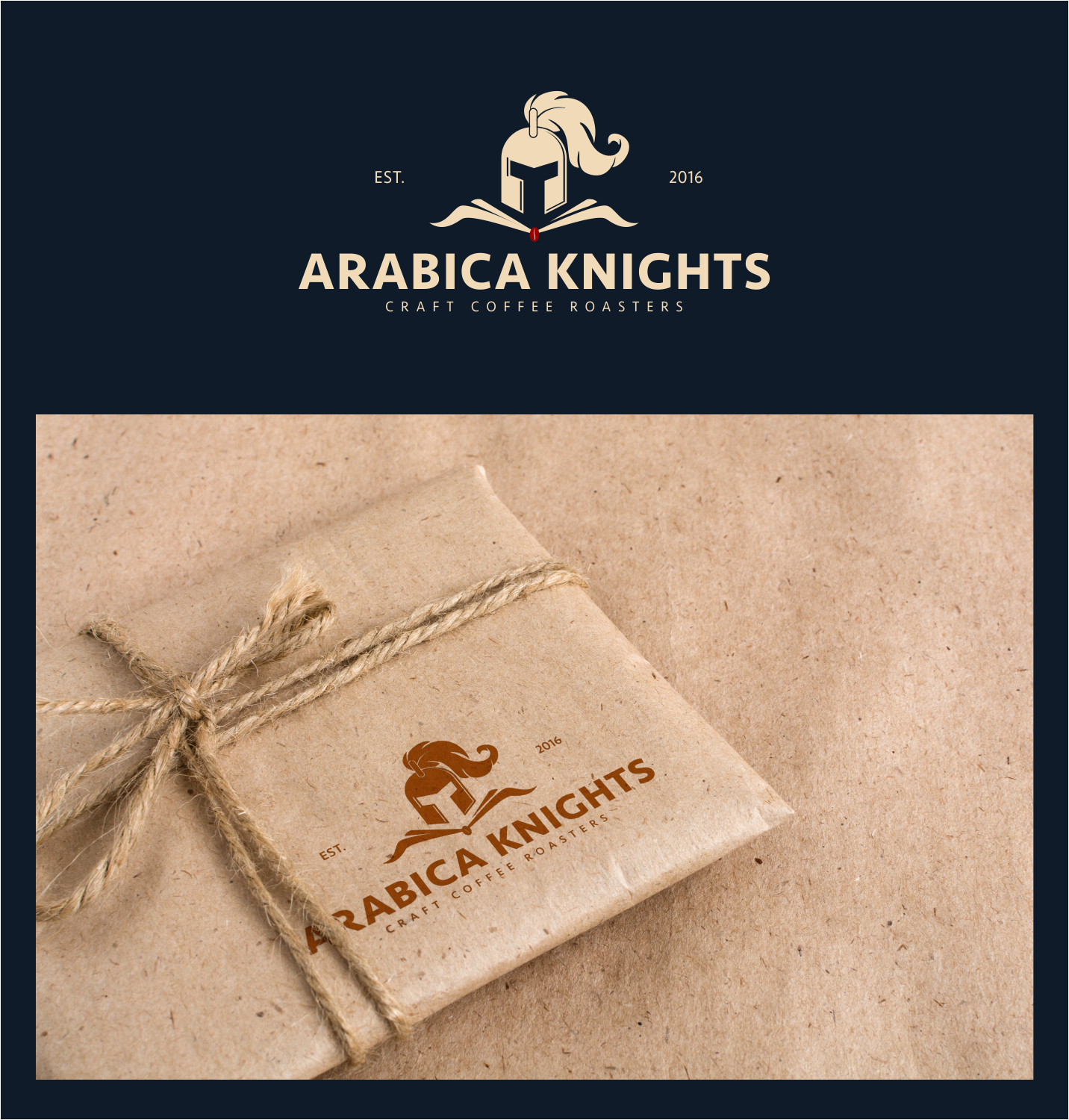 Logo-Design von Ankit Bhattarai für Arabica Knights | Design #15510487