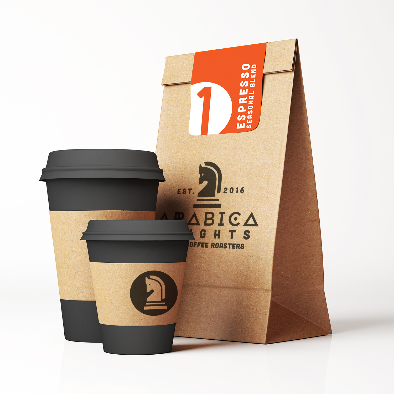 Logo-Design von M.A.D. Co für Arabica Knights | Design #15589492