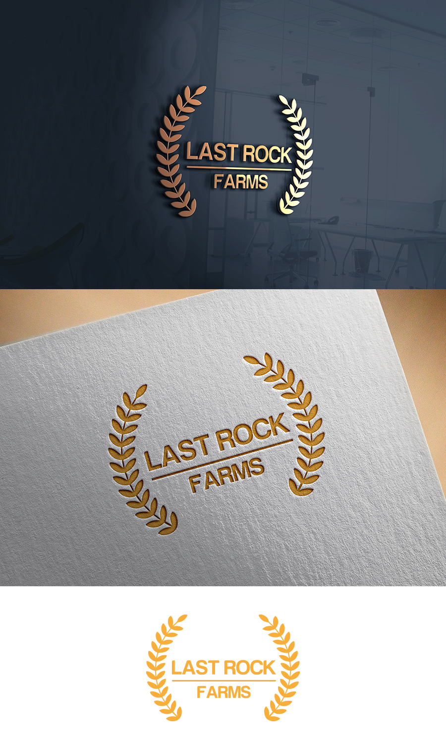 Logo Design by supercreative for Last Rock Farms | Design #15631178