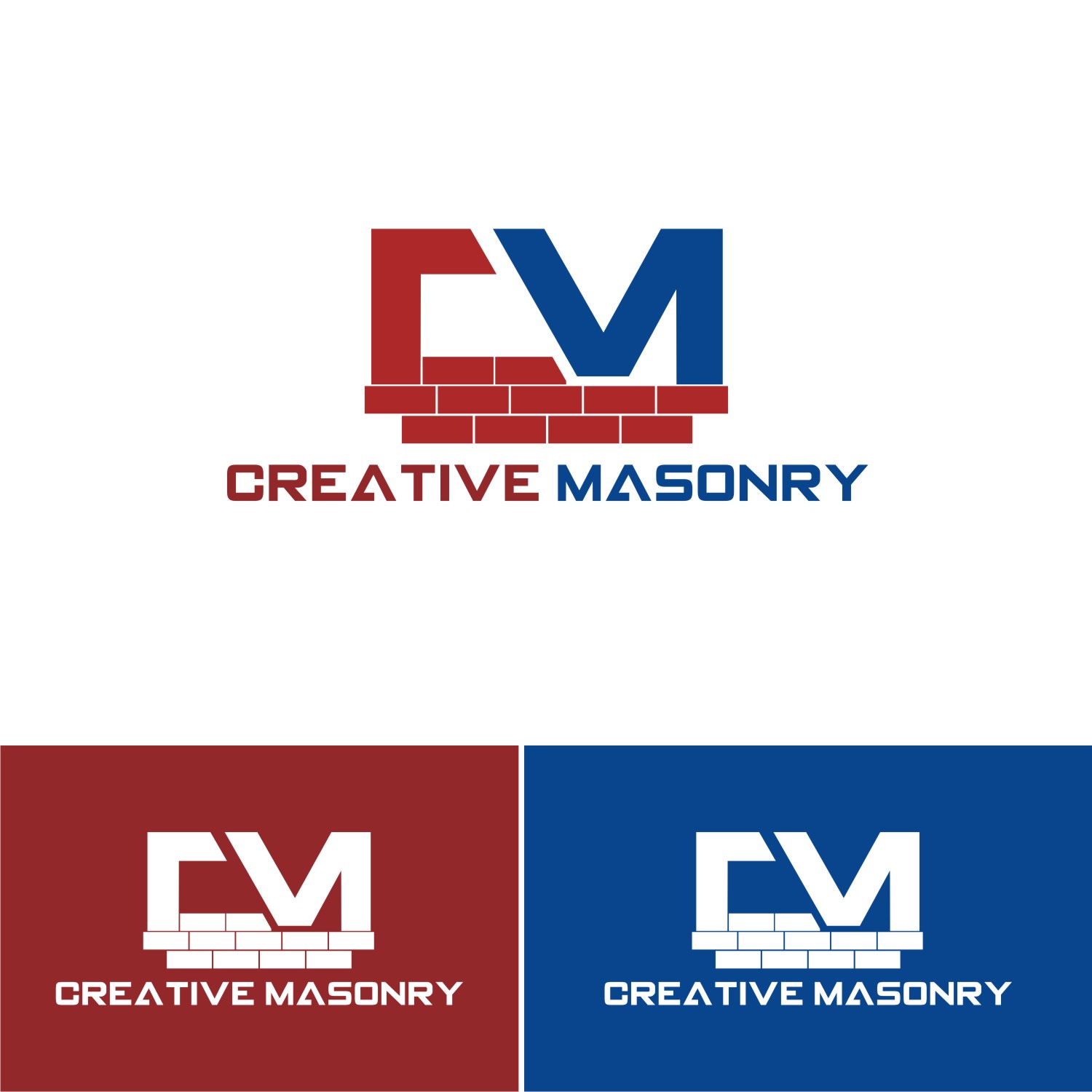 Logo Design by Ahsa_Design for CREATIVE MASONRY | Design #15502390
