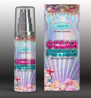 Ocean Potion Makeup Setting Mist  | Packaging Design by SAI DESIGNS