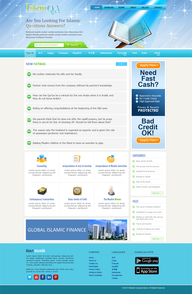 Web Design by Saleems for this project | Design #2620408