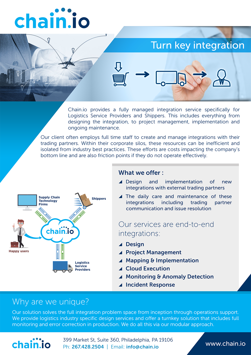 Design de Flyer par Akshar Shailesh pour Chain.io | Design #15517490