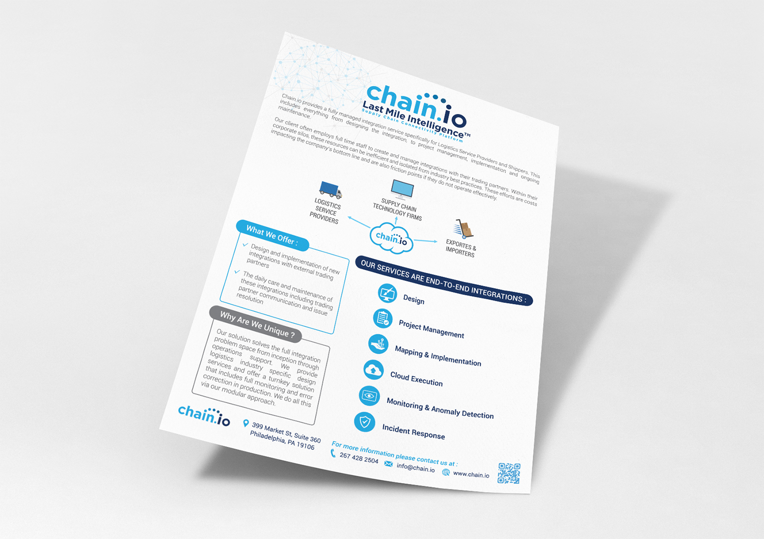 Flyer Design by - SWING - for Chain.io | Design #15543935