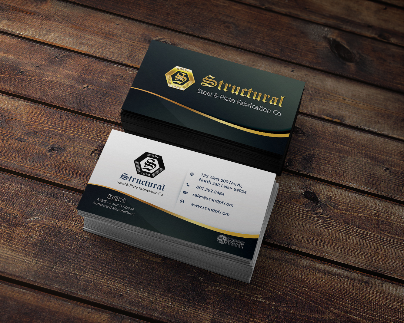 Diseño de Tarjeta de Presentación por Akaram Advertising para Structural Steel & Plate Fabrication | Diseño #15664808