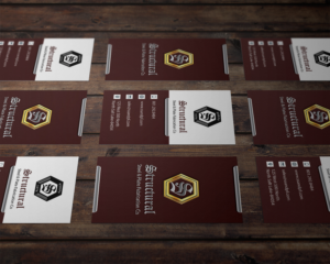 Business Card Design by Akaram Advertising for Structural Steel & Plate Fabrication | Design: #15664851