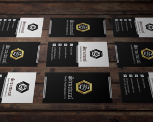 Business Card Design by Akaram Advertising for Structural Steel & Plate Fabrication | Design: #15664852