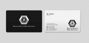 Business Card Design by INDIAN_Ashok for Structural Steel & Plate Fabrication | Design: #15507700