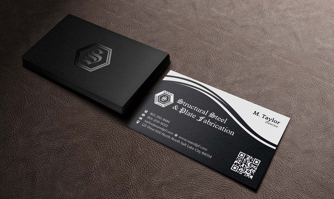 Business Card Design by INDIAN_Ashok for Structural Steel & Plate Fabrication | Design #15507714