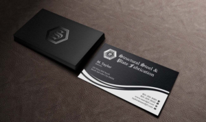Business Card Design by INDIAN_Ashok for Structural Steel & Plate Fabrication | Design: #15507715