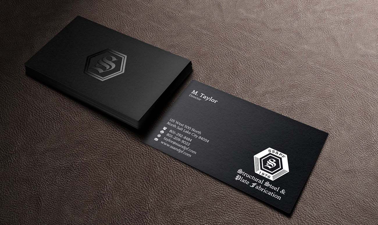 Business Card Design by INDIAN_Ashok for Structural Steel & Plate Fabrication | Design #15507720