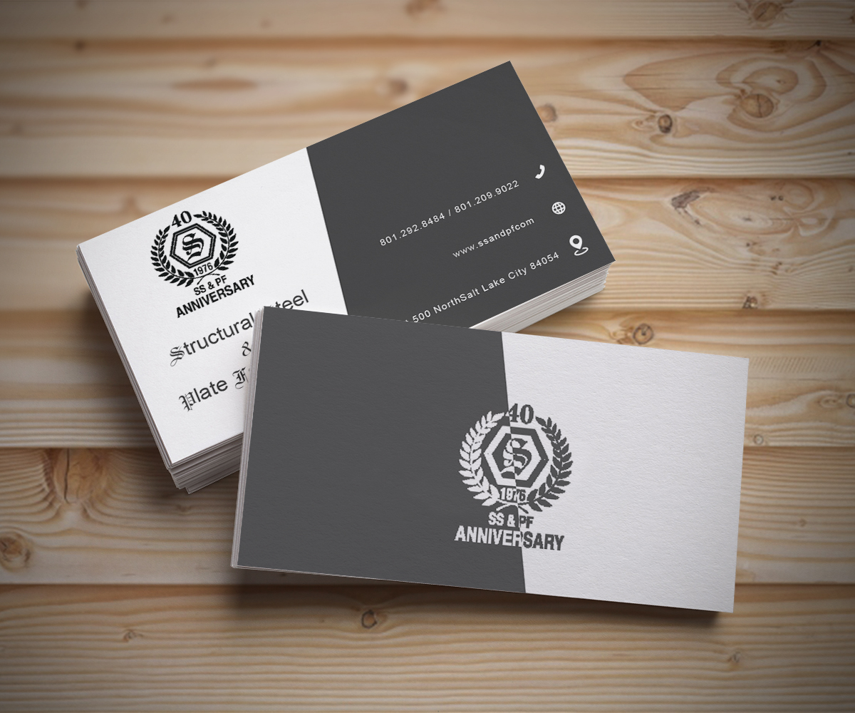 Business Card Design by Media Rockers for Structural Steel & Plate Fabrication | Design #15514160