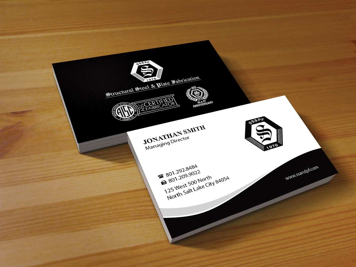 Design de Carte de Visite par Creations Box 2015 pour Structural Steel & Plate Fabrication | Design #15510890