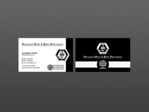 Business Card Design by Creations Box 2015 for Structural Steel & Plate Fabrication | Design: #15510894