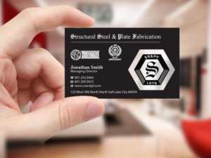 Business Card Design by Creations Box 2015 for Structural Steel & Plate Fabrication | Design: #15510897