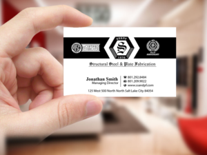 Business Card Design by Creations Box 2015 for Structural Steel & Plate Fabrication | Design: #15510898