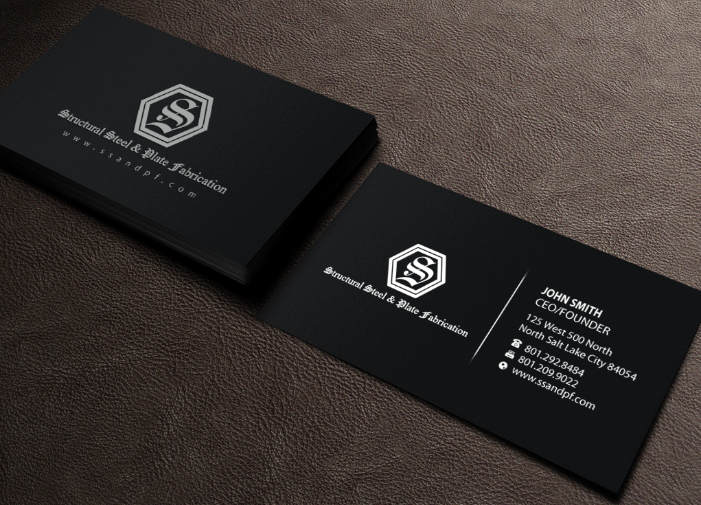 Visitenkarten-Design von Brand aid für Structural Steel & Plate Fabrication | Design #15506319