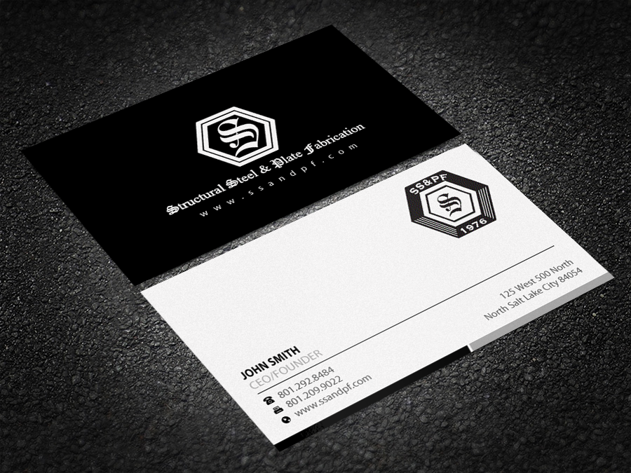 Visitenkarten-Design von Brand aid für Structural Steel & Plate Fabrication | Design #15506618