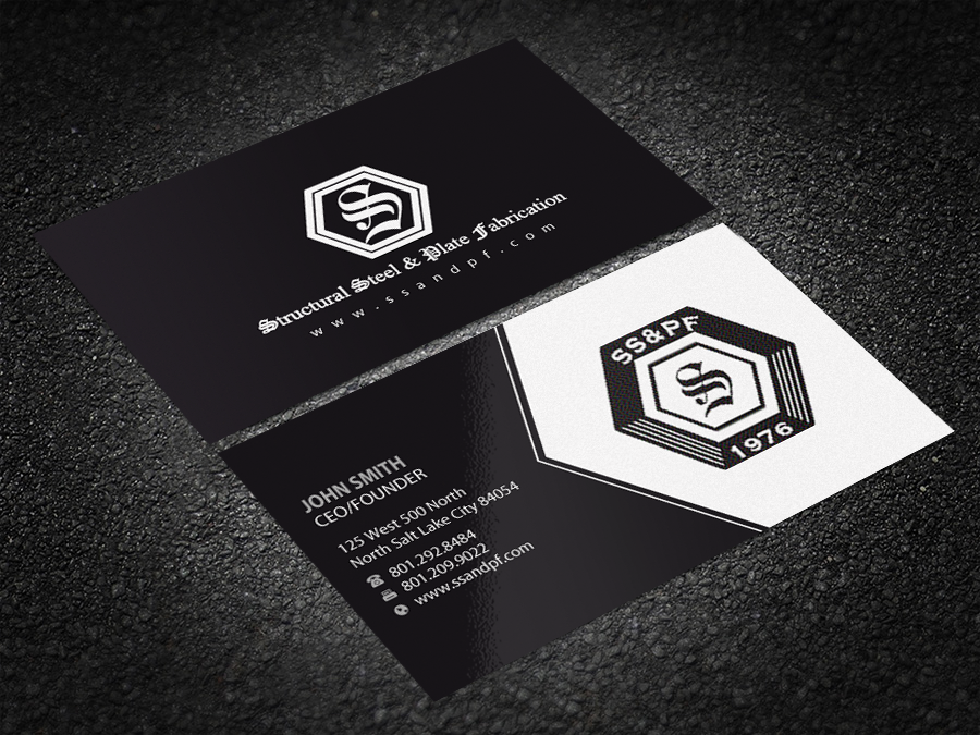 Visitenkarten-Design von Brand aid für Structural Steel & Plate Fabrication | Design #15506621