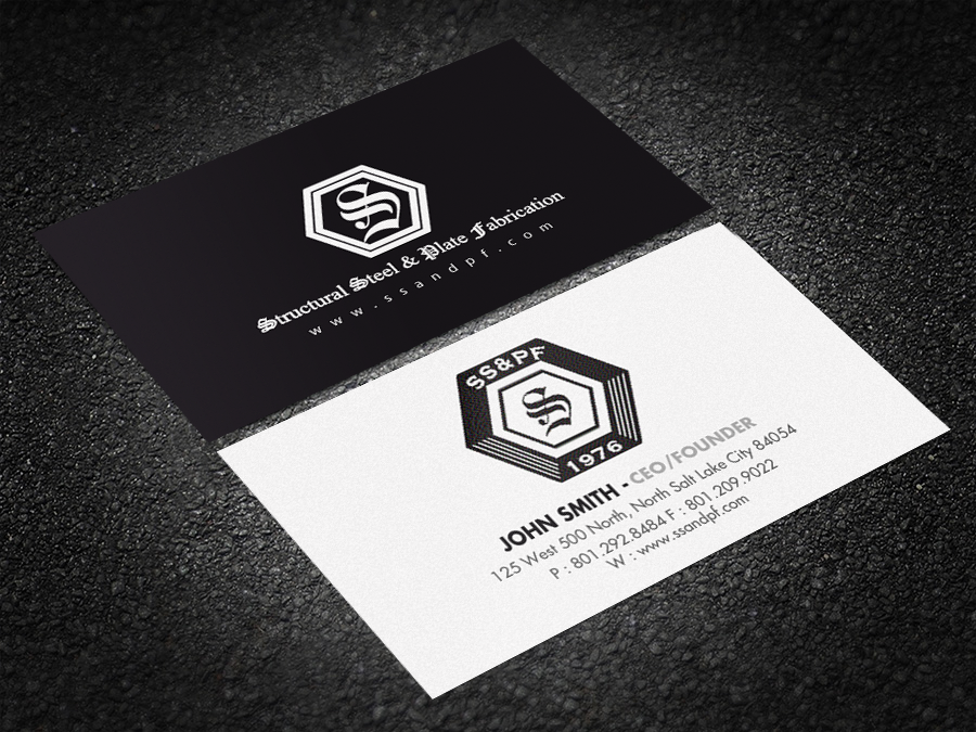 Visitenkarten-Design von Brand aid für Structural Steel & Plate Fabrication | Design #15506622