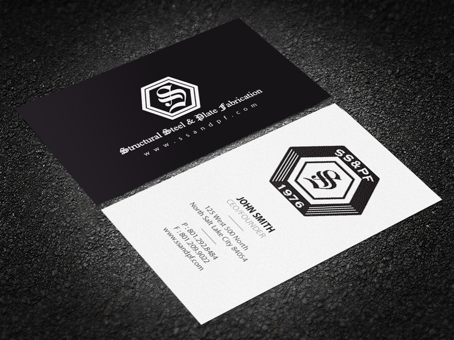 Visitenkarten-Design von Brand aid für Structural Steel & Plate Fabrication | Design #15506700