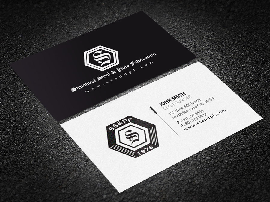 Visitenkarten-Design von Brand aid für Structural Steel & Plate Fabrication | Design #15506705