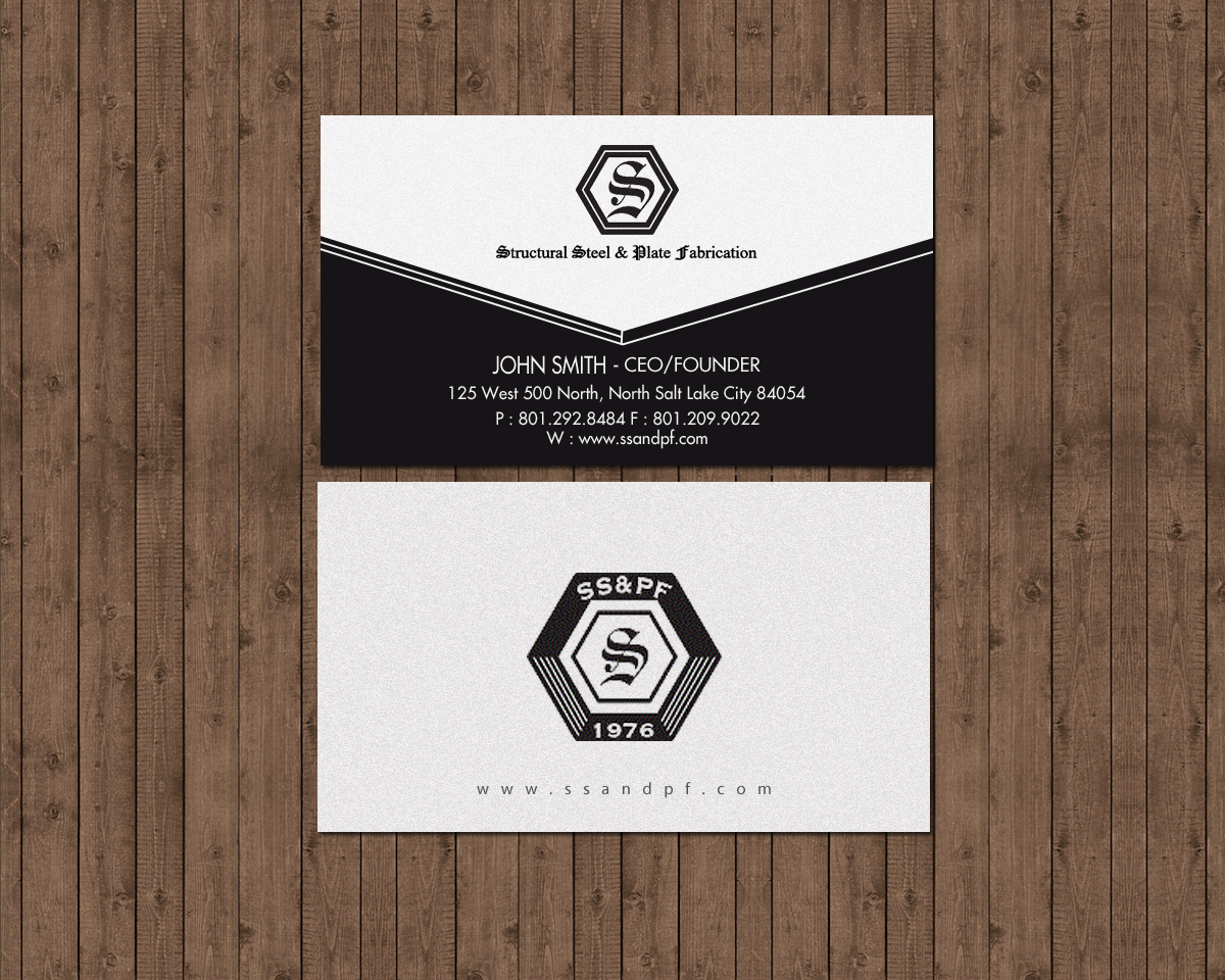Visitenkarten-Design von Brand aid für Structural Steel & Plate Fabrication | Design #15506706
