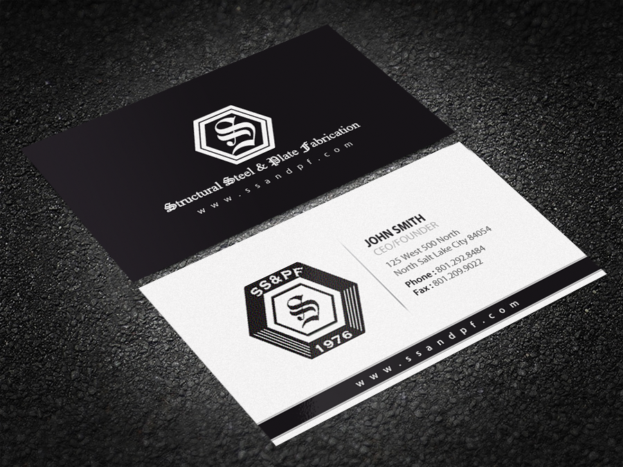 Visitenkarten-Design von Brand aid für Structural Steel & Plate Fabrication | Design #15506708