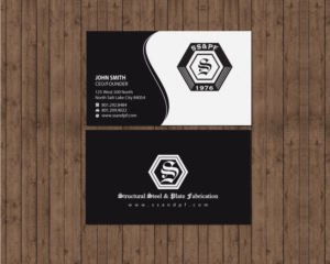 Diseño de Tarjeta de Presentación por Brand aid para Structural Steel & Plate Fabrication | Diseño #15508031