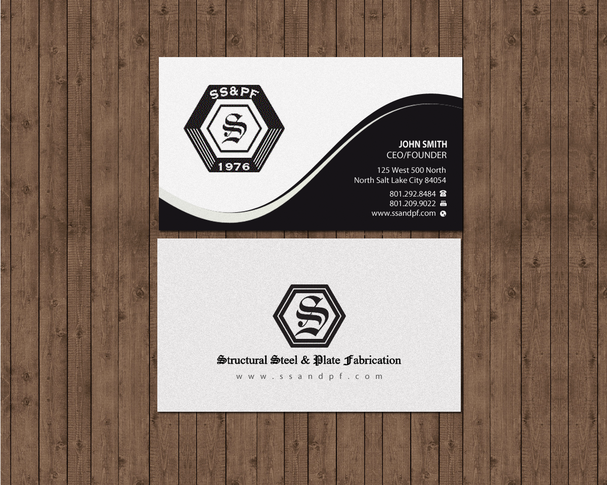 Visitenkarten-Design von Brand aid für Structural Steel & Plate Fabrication | Design #15508032