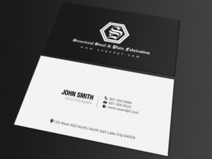 Business Card Design by chandrayaan.creative for Structural Steel & Plate Fabrication | Design: #15506742